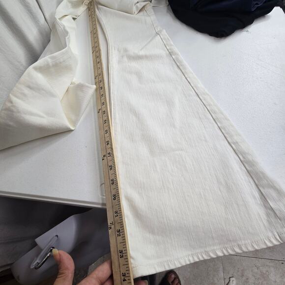 AG Adriano‎ Goldschmied The Belle Flare Jeans White Denim Size 26 NWT - Picture 11 of 11